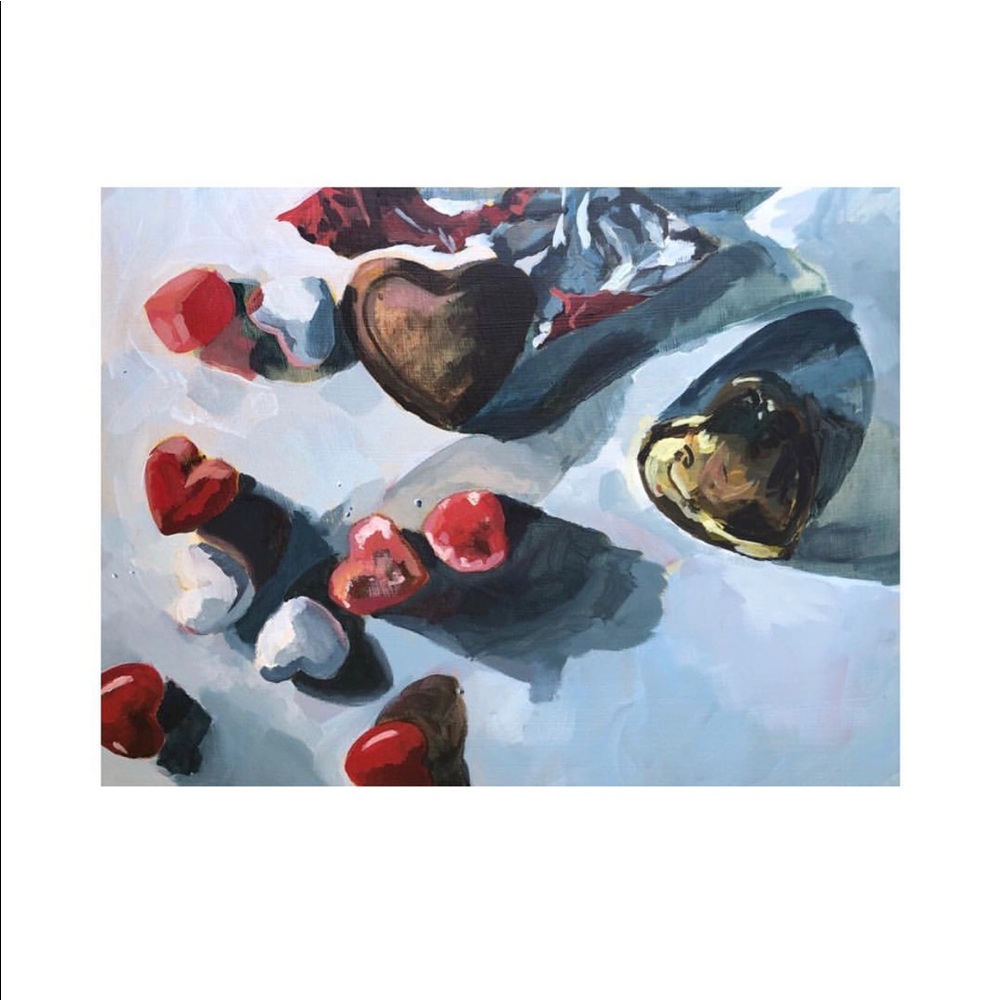 STUDIO SALE!⬇️ “Heart” Original Acrylic Painting